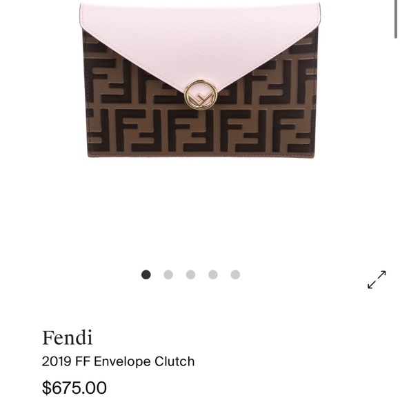 Authentic Fendi 2019 FF Envelope Clutch - Picture 4 of 5